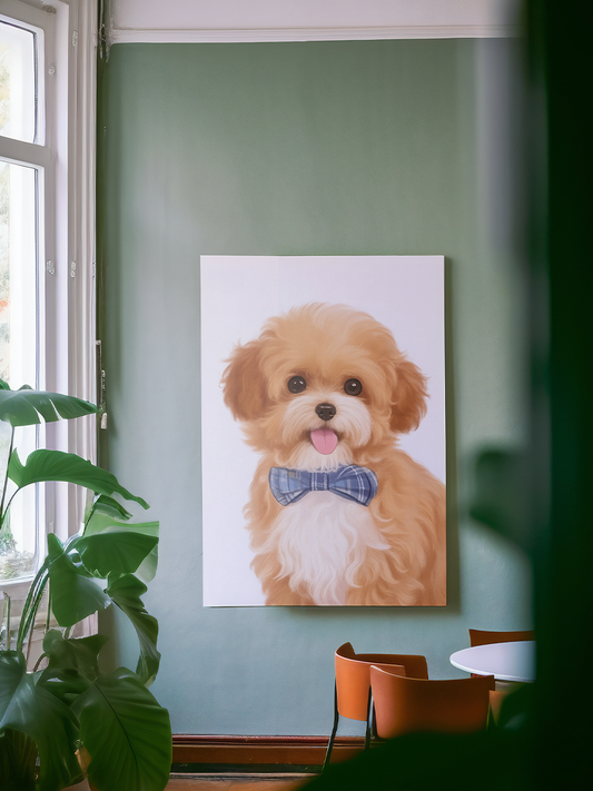 Custom Modern Pet Portrait