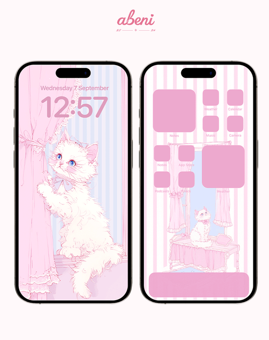 【Wallpaper】voyeur kitten